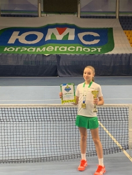 Теннисистка Владислава Ластовская — победительница Кубка Севера в Ханты-Мансийске